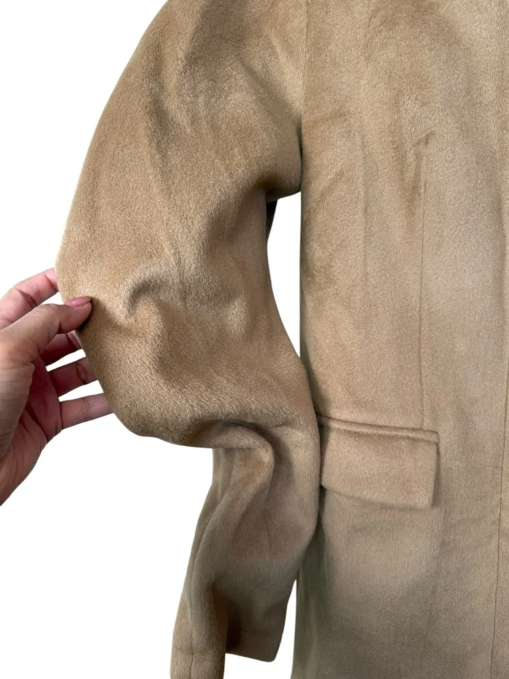 Commense Puff Sleeve Tailored Cotton-Blend Mini Dress - Picture 11 of 12